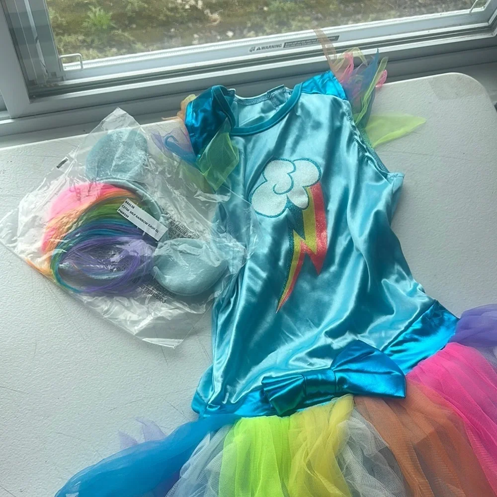 NEW Rainbow Dash Kids Costume